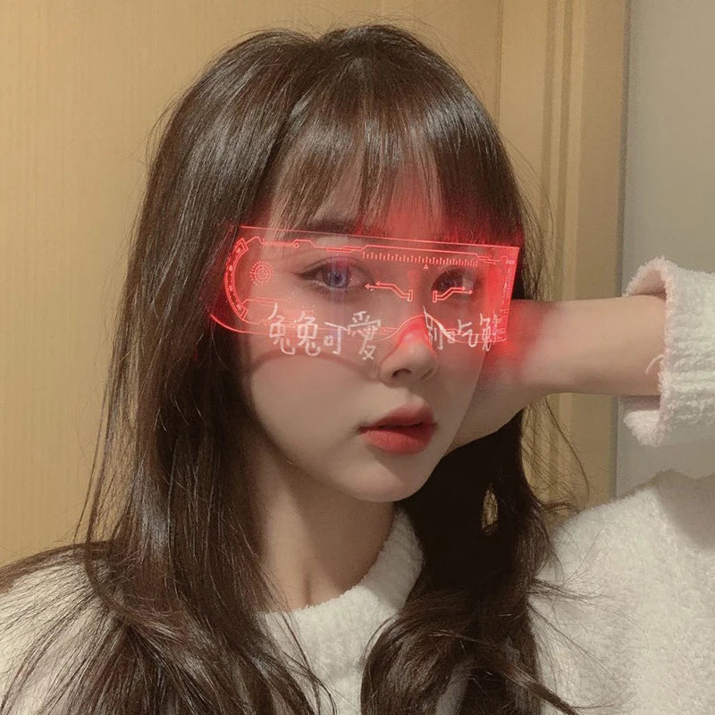 LED luminous colorful sunglasses