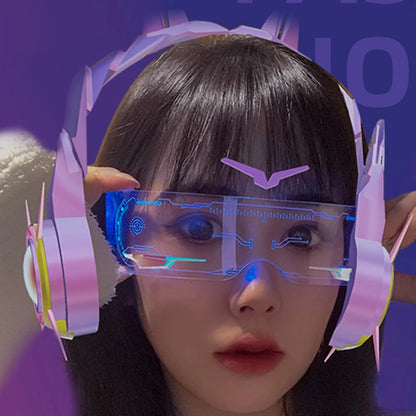 LED luminous colorful sunglasses